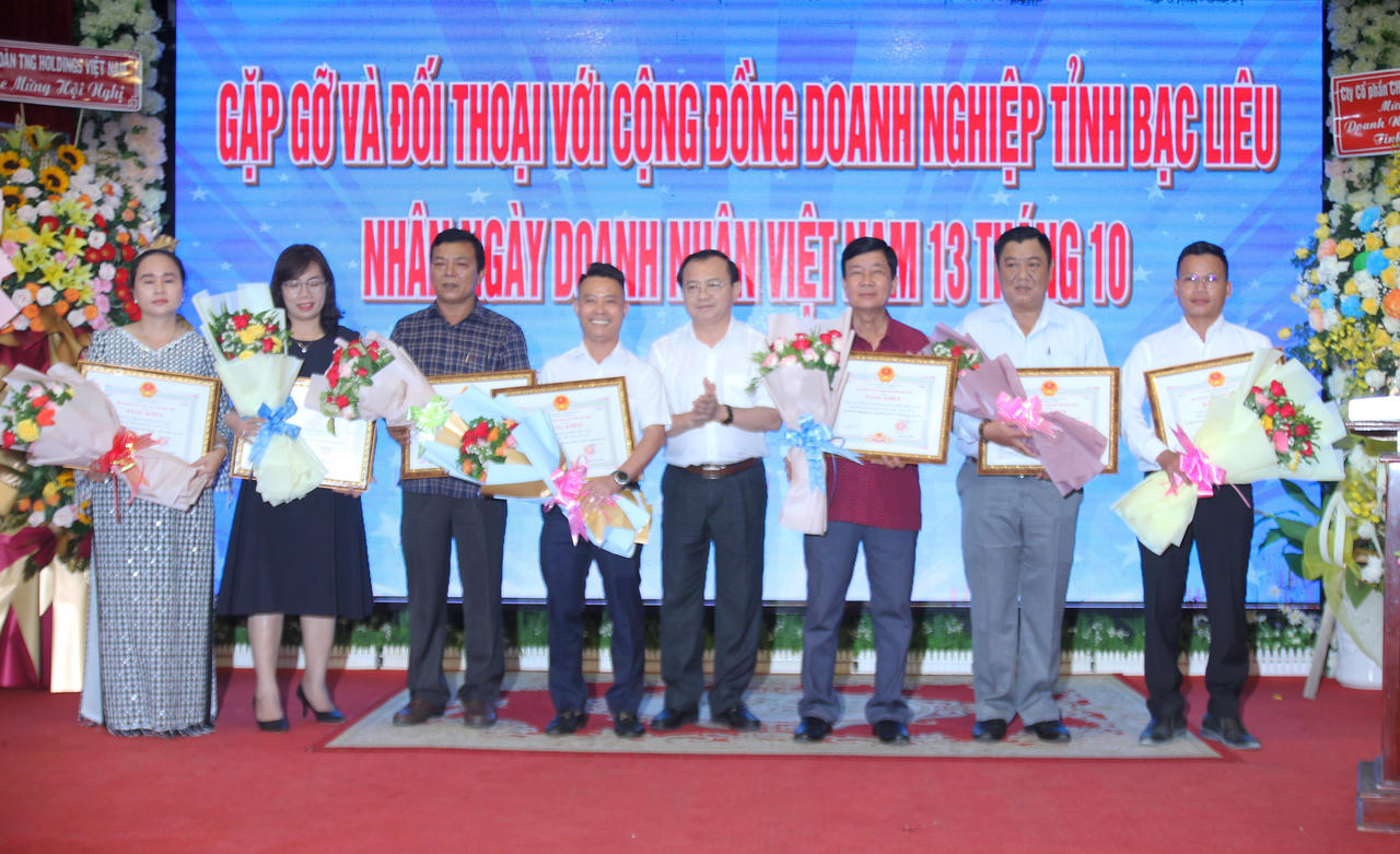 Doanh nhân giữ vai trò quan trọng trong phát triển kinh tế của Bạc Liêu