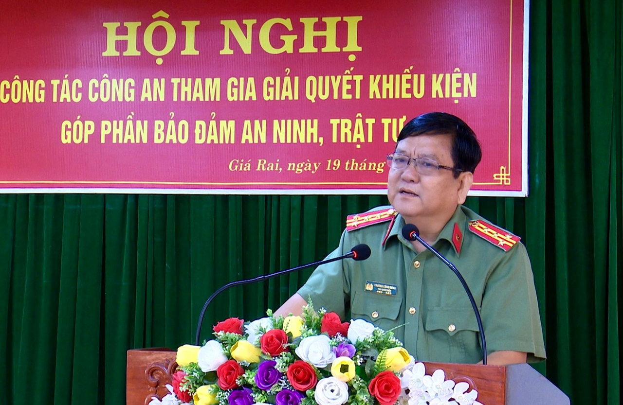 Nâng cao công tác Công an tham gia giải quyết khiếu kiện