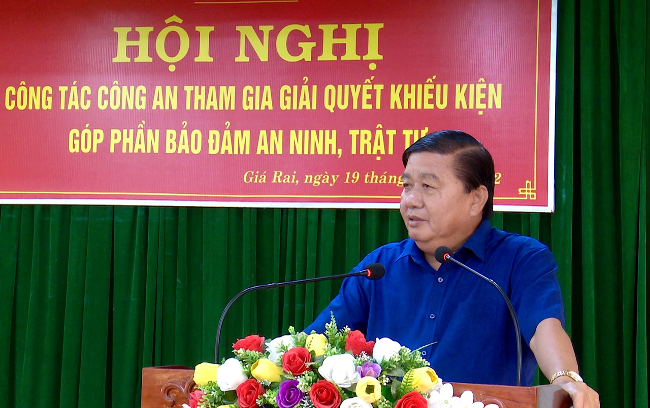 Nâng cao công tác Công an tham gia giải quyết khiếu kiện