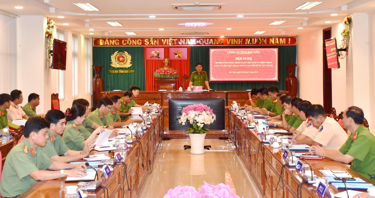 Bạc Liêu: Hưởng ứng Ngày Pháp luật Việt Nam và triển khai các văn bản pháp luật mới