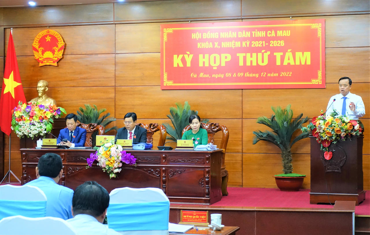 Kết thúc thành công kỳ họp thứ Tám, HĐND tỉnh Cà Mau khóa X 