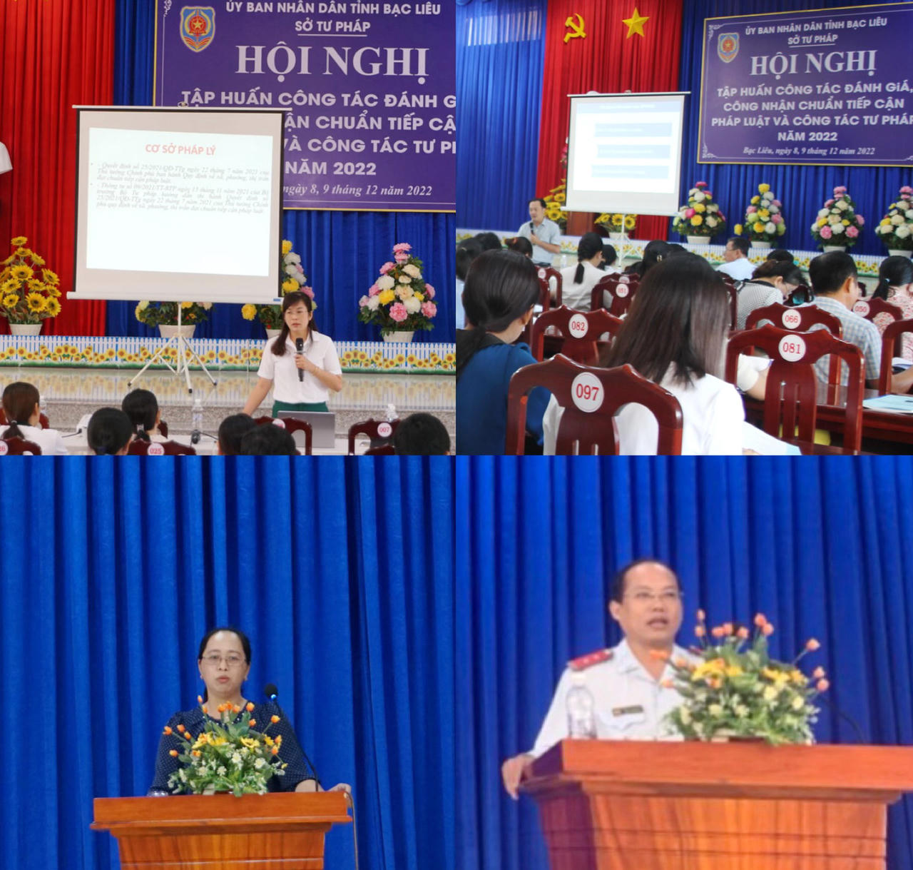 Bạc Liêu tập huấn đánh giá, công nhận chuẩn tiếp cận pháp luật