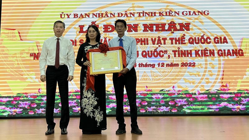 Phú Quốc đón nhận Bằng di sản phi vật thể Quốc gia