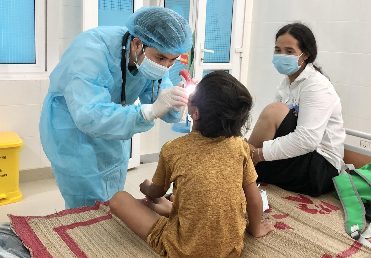 Quảng Ngãi: Xuất hiện 5 ca dương tính với vi rút bạch hầu