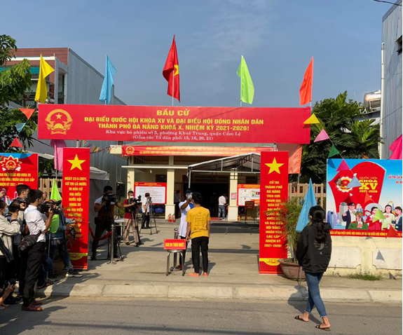 Đà Nẵng diễn tập phòng chống dịch Covid trong công tác bầu cử 