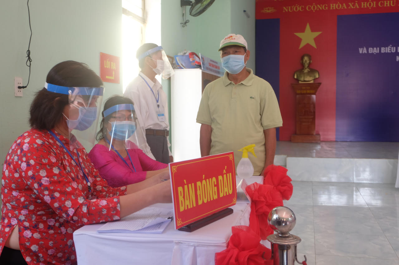 Đà Nẵng diễn tập phòng chống dịch Covid trong công tác bầu cử 