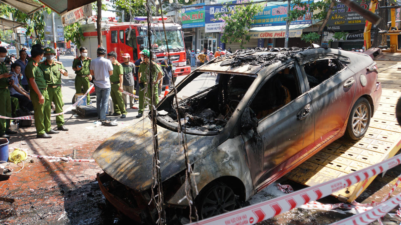 Hiện trường vụ cháy ở Quảng Ngãi khiến 4 người tử vong