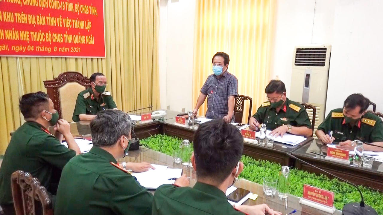 Khảo sát triển khai Bệnh viện dã chiến điều trị bệnh nhân COVID-19 tại Quảng Ngãi