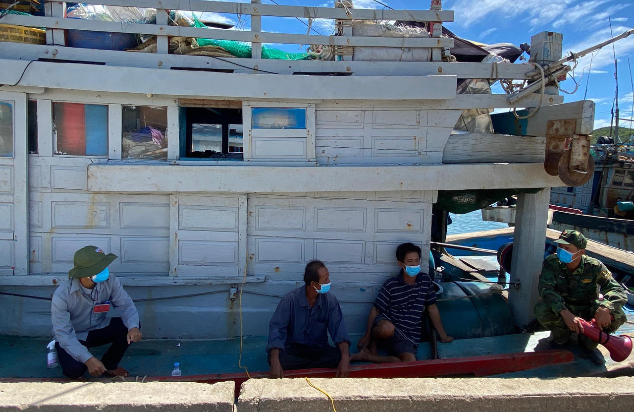Ngư dân đã cập cảng Sa Huỳnh được hỗ trợ 100% kinh phí cách ly tập trung