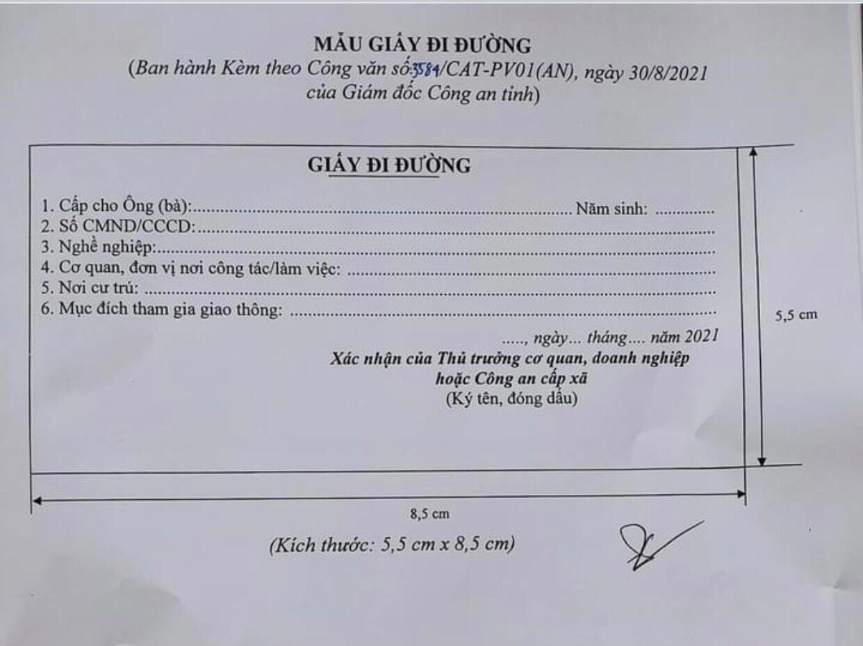 Người dân Quảng Ngãi khi ra đường cần mang theo giấy tờ gì?