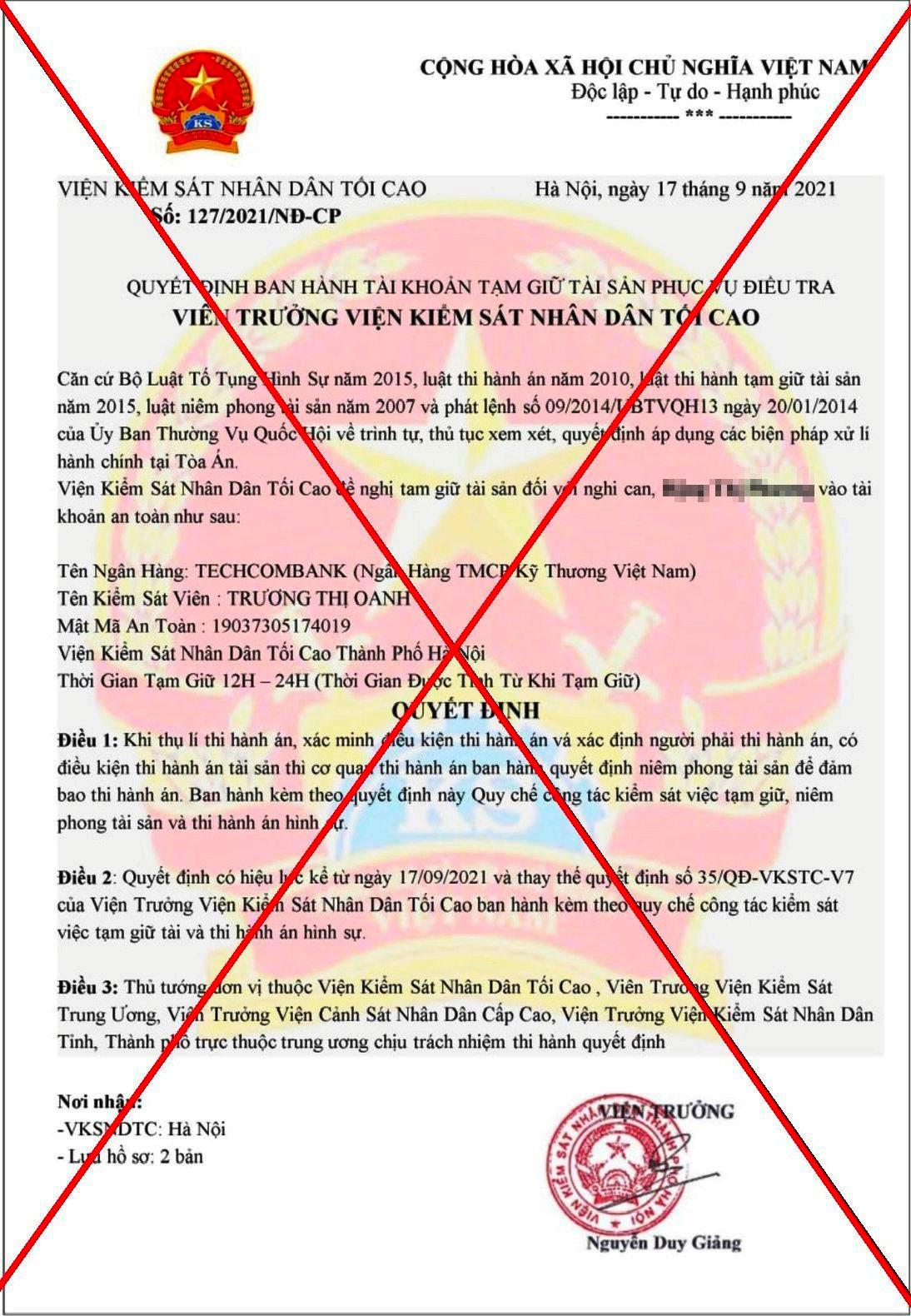 Ngăn chặn kịp thời vụ lừa đảo chuyển tiền qua ngân hàng nhờ kiểm tra người ra đường không có lý do chính đáng