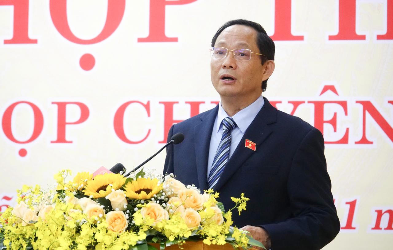 Phó Chủ tịch Quốc hội Trần Quang Phương dự kỳ họp thứ 5, HĐND tỉnh Quảng Ngãi khóa XIII