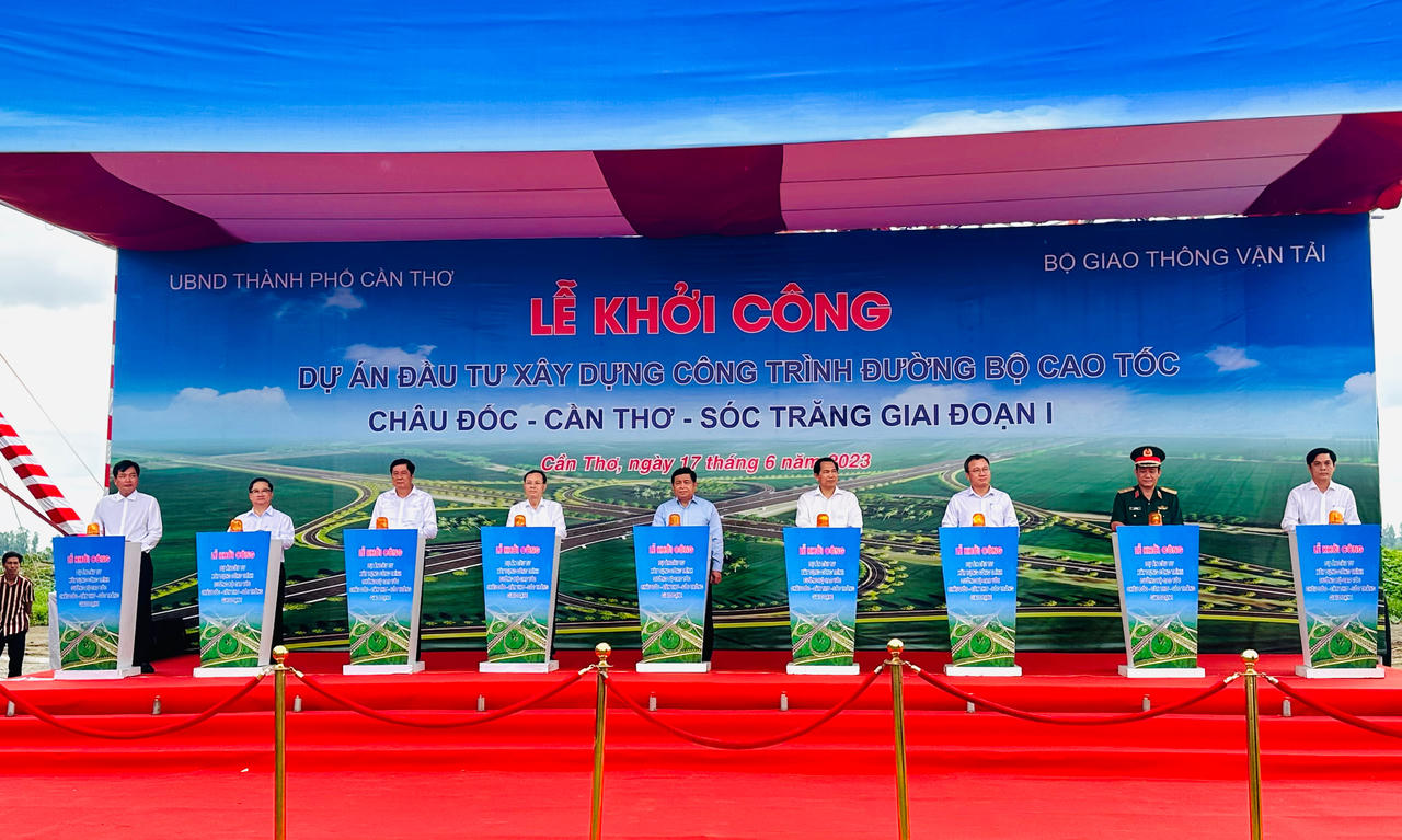 Bổ sung 3.250 tỷ đồng thực hiện dự án cao tốc Châu Đốc – Cần Thơ – Sóc Trăng