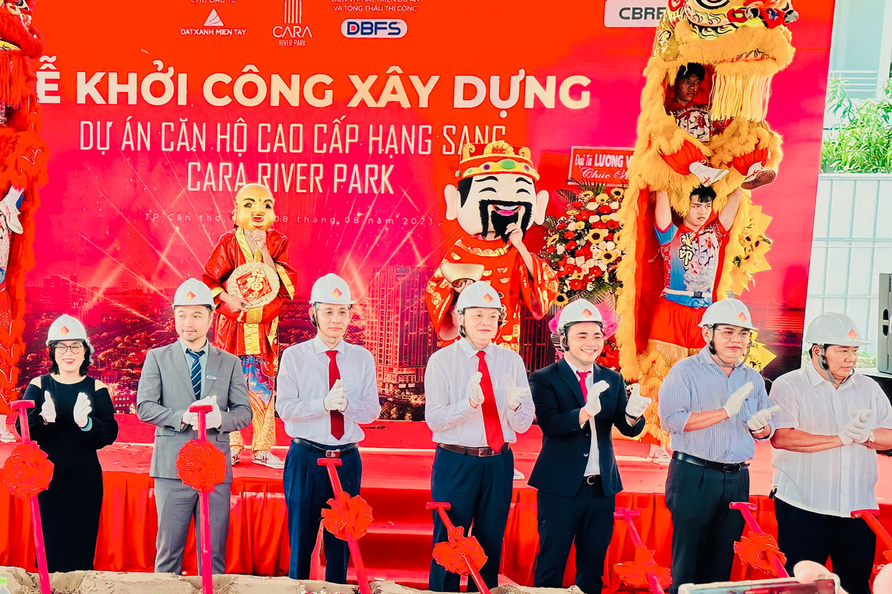 Khởi công tháp đôi Cara River Park với tổng mức đầu tư hơn 560 tỷ đồng tại Cần Thơ