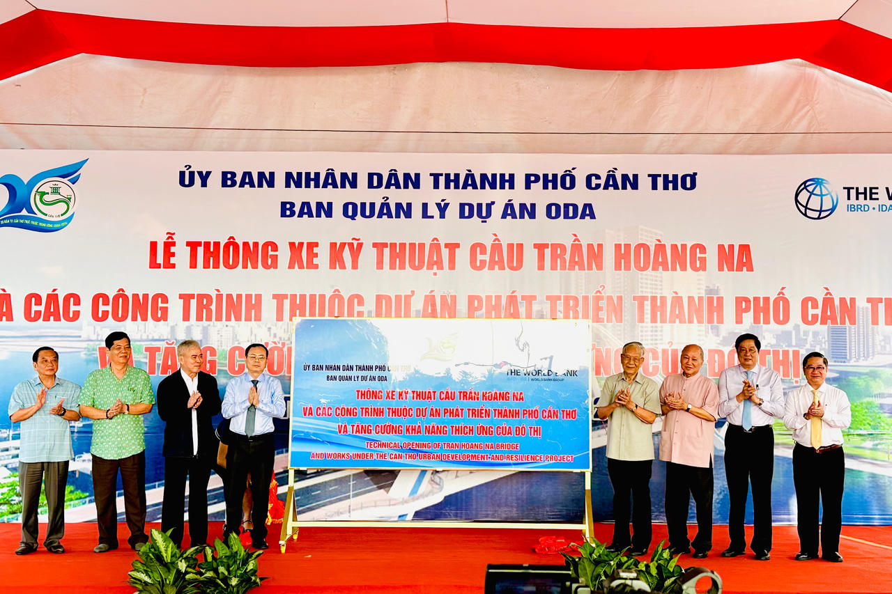 Dự án giao thông trăm tỷ tại Cần Thơ chính thức thông xe kỹ thuật