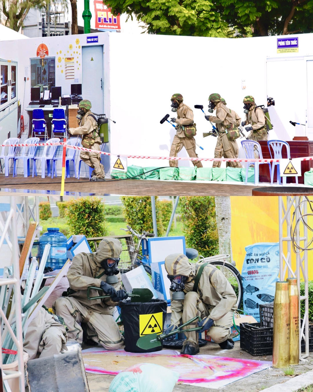 Cần Thơ diễn tập ứng phó sự cố bức xạ và hạt nhân