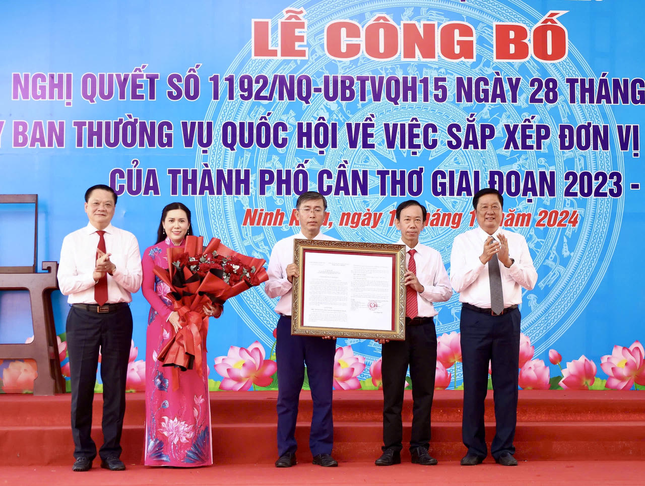 Sau sáp nhập, phường Thới Bình (TP Cần Thơ) chính thức đi vào hoạt động