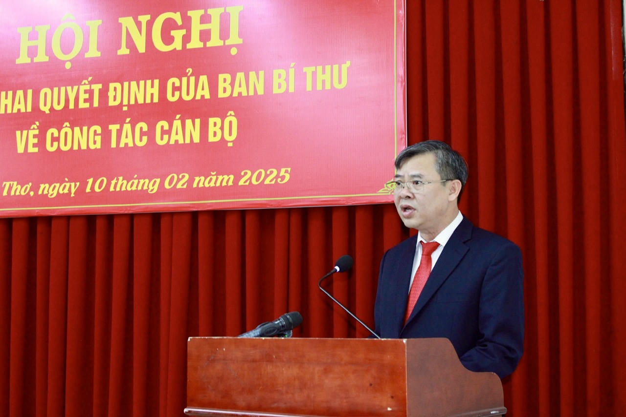 TP Cần Thơ có tân Phó Bí thư Thành uỷ