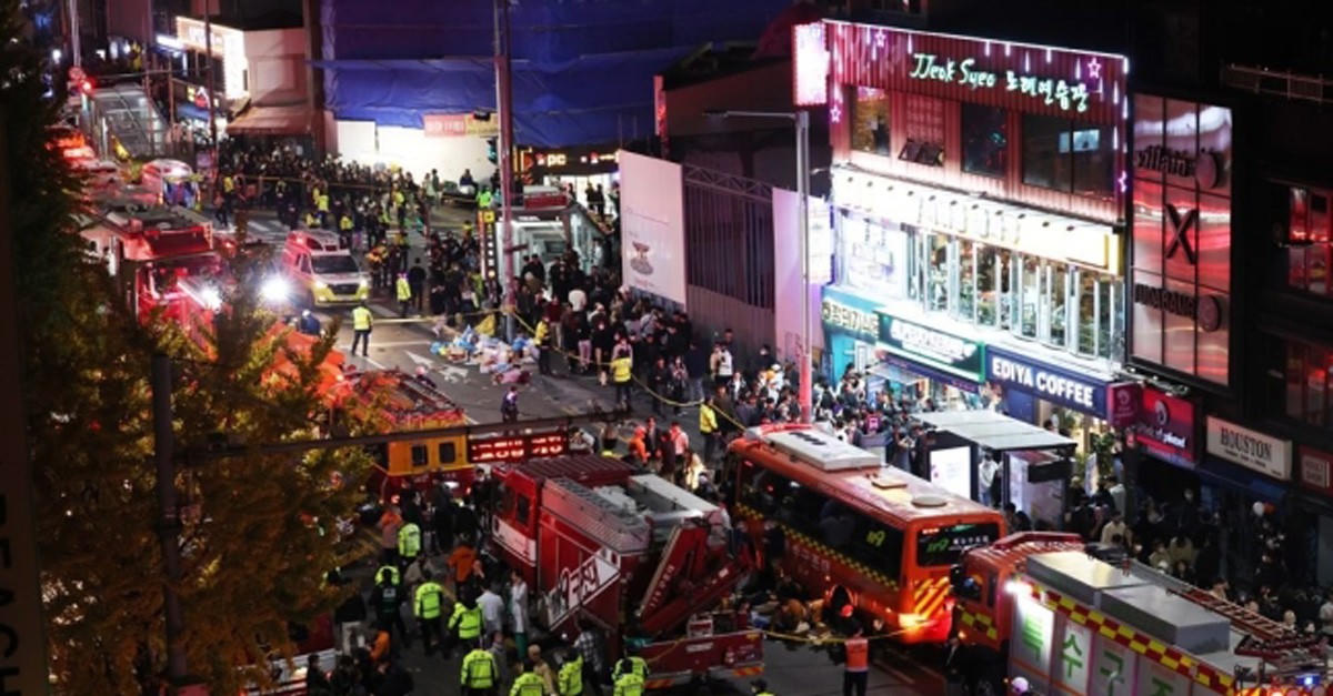 Hàng chục người bị ngưng tim trong lễ hội Halloween ở Hàn Quốc 