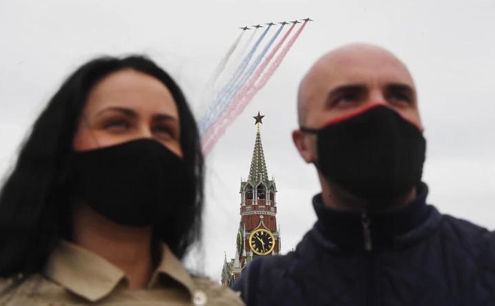 Hình ảnh các cuộc duyệt binh mừng Ngày Chiến thắng tại Quảng trường Đỏ 