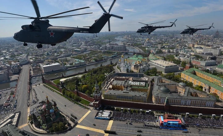 Hình ảnh các cuộc duyệt binh mừng Ngày Chiến thắng tại Quảng trường Đỏ 