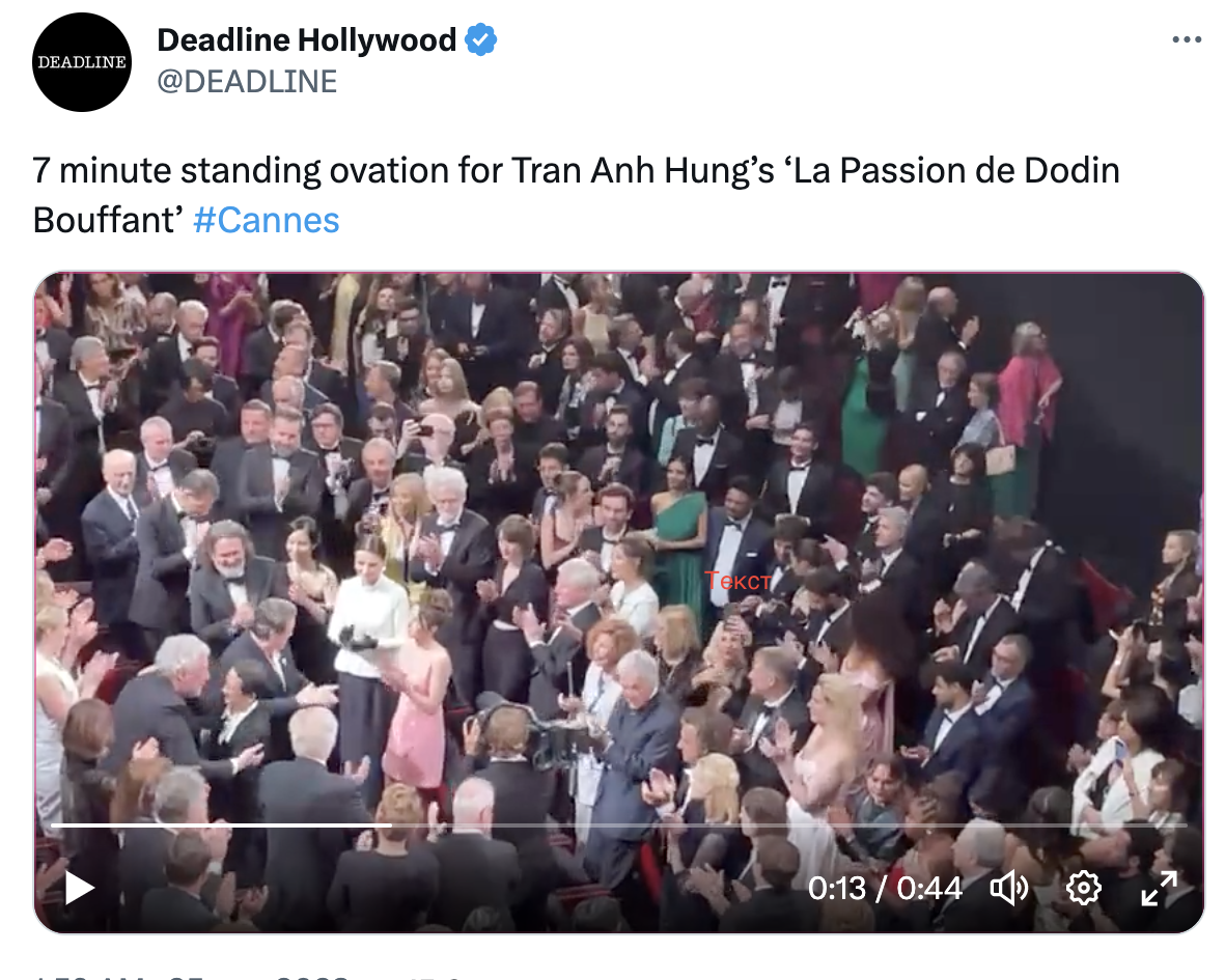 Đạo diễn gốc Việt nhận tràng vỗ tay bảy phút tại LHP Cannes 2023