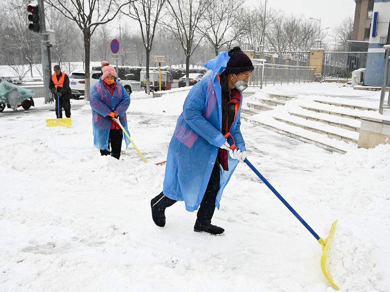 Giá rét kỷ lục bao trùm nhiều nơi ở Trung Quốc
