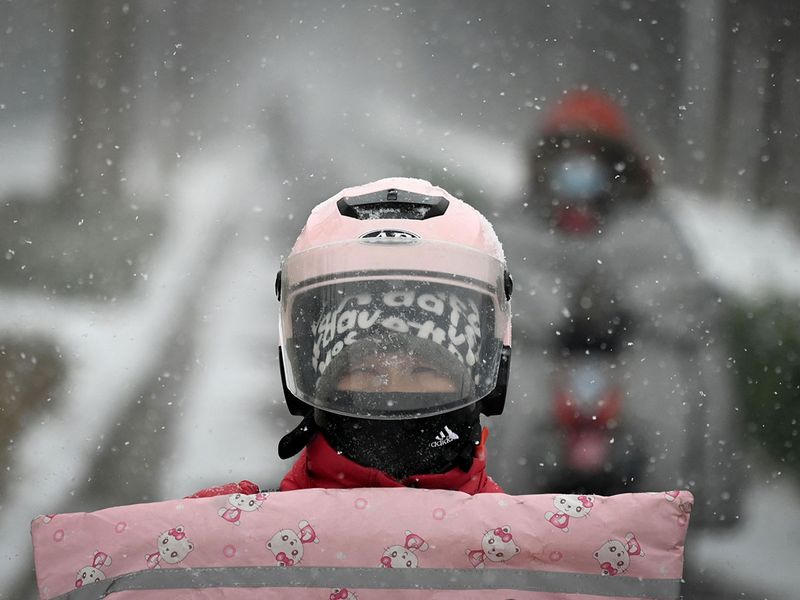 Giá rét kỷ lục bao trùm nhiều nơi ở Trung Quốc