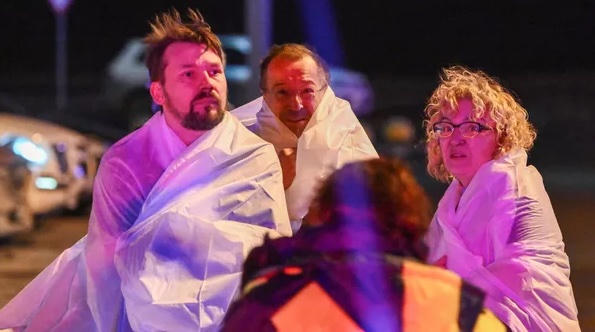 Hiện trường vụ tấn công khủng bố ở Nga