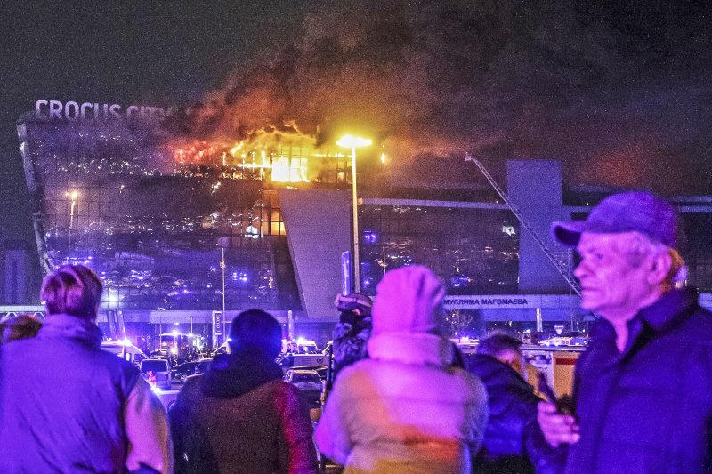 Hiện trường vụ tấn công khủng bố ở Nga