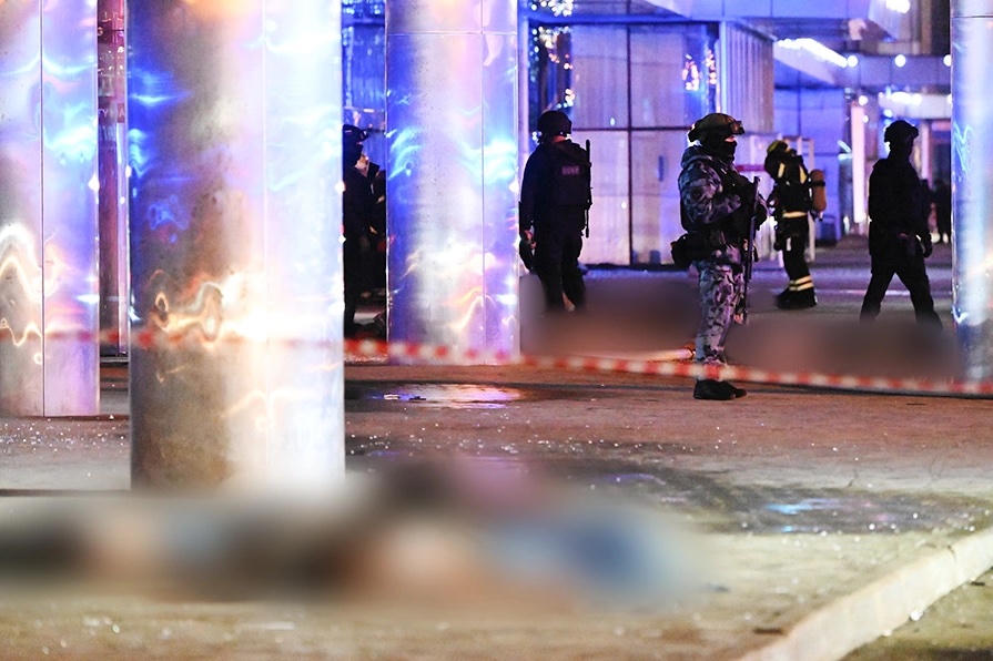 Hiện trường vụ tấn công khủng bố ở Nga