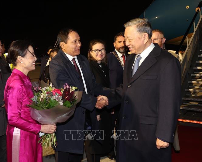 Tổng Bí thư, Chủ tịch nước Tô Lâm bắt đầu thăm cấp Nhà nước tới Ireland