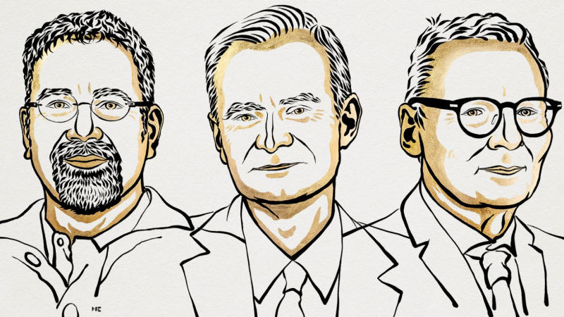 Giải Nobel Kinh tế 2024 vinh danh 3 nhà kinh tế học Mỹ