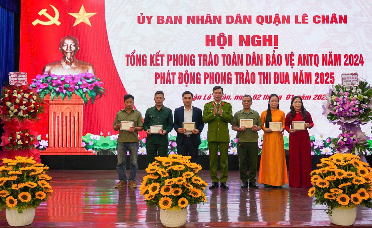 Nhiều mô hình hay trong công tác bảo vệ an ninh Tổ quốc tại quận Lê Chân