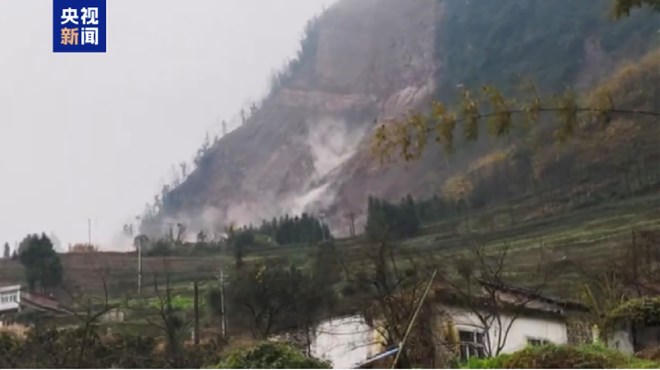 Hình ảnh lở đất tại Trung Quốc khiến ít nhất 29 người mất tích