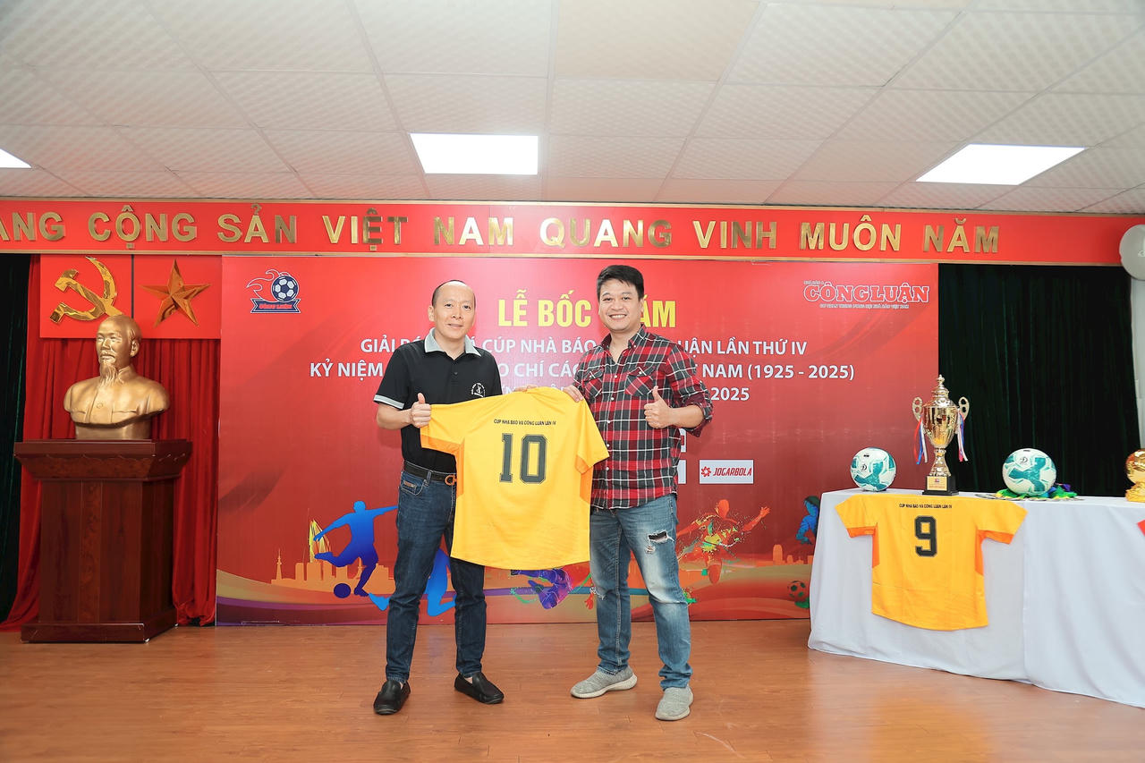 16 đội bóng tranh tài tại Giải bóng đá Cúp Báo Nhà báo và Công luận lần thứ IV năm 2025