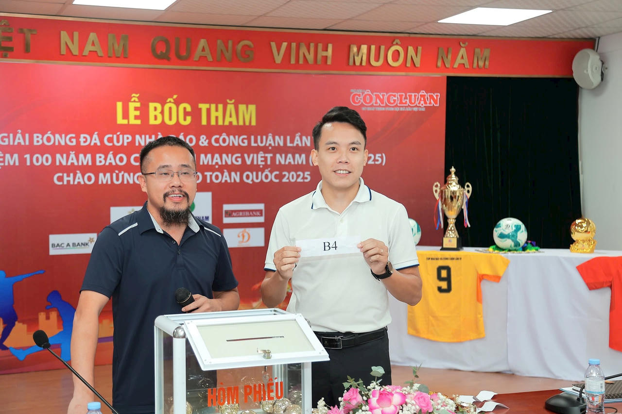 16 đội bóng tranh tài tại Giải bóng đá Cúp Báo Nhà báo và Công luận lần thứ IV năm 2025