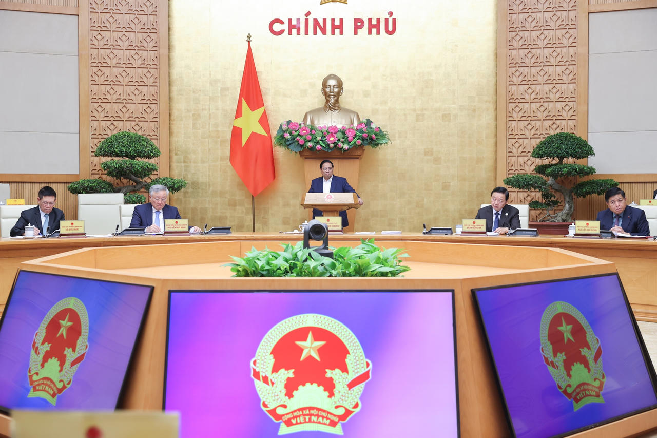 Thủ tướng Phạm Minh Chính chủ trì Phiên họp Chính phủ thường kỳ tháng 5/2025