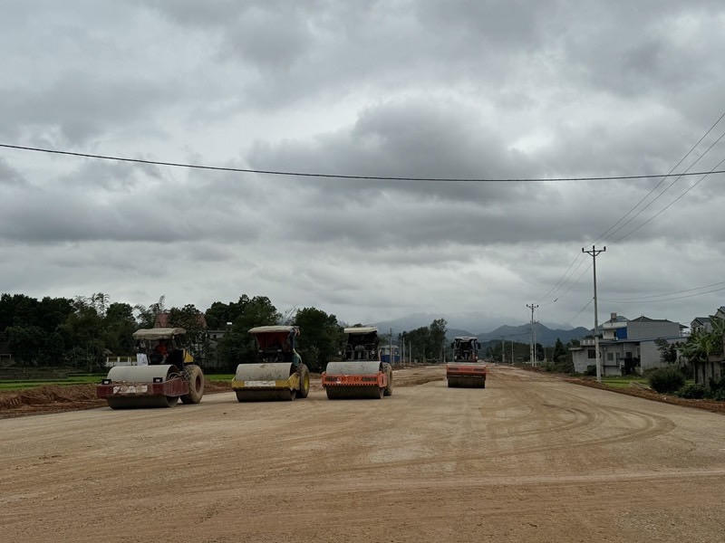 Dự án tuyến đường liên kết vùng phấn đấu về đích cuối năm 2024. 