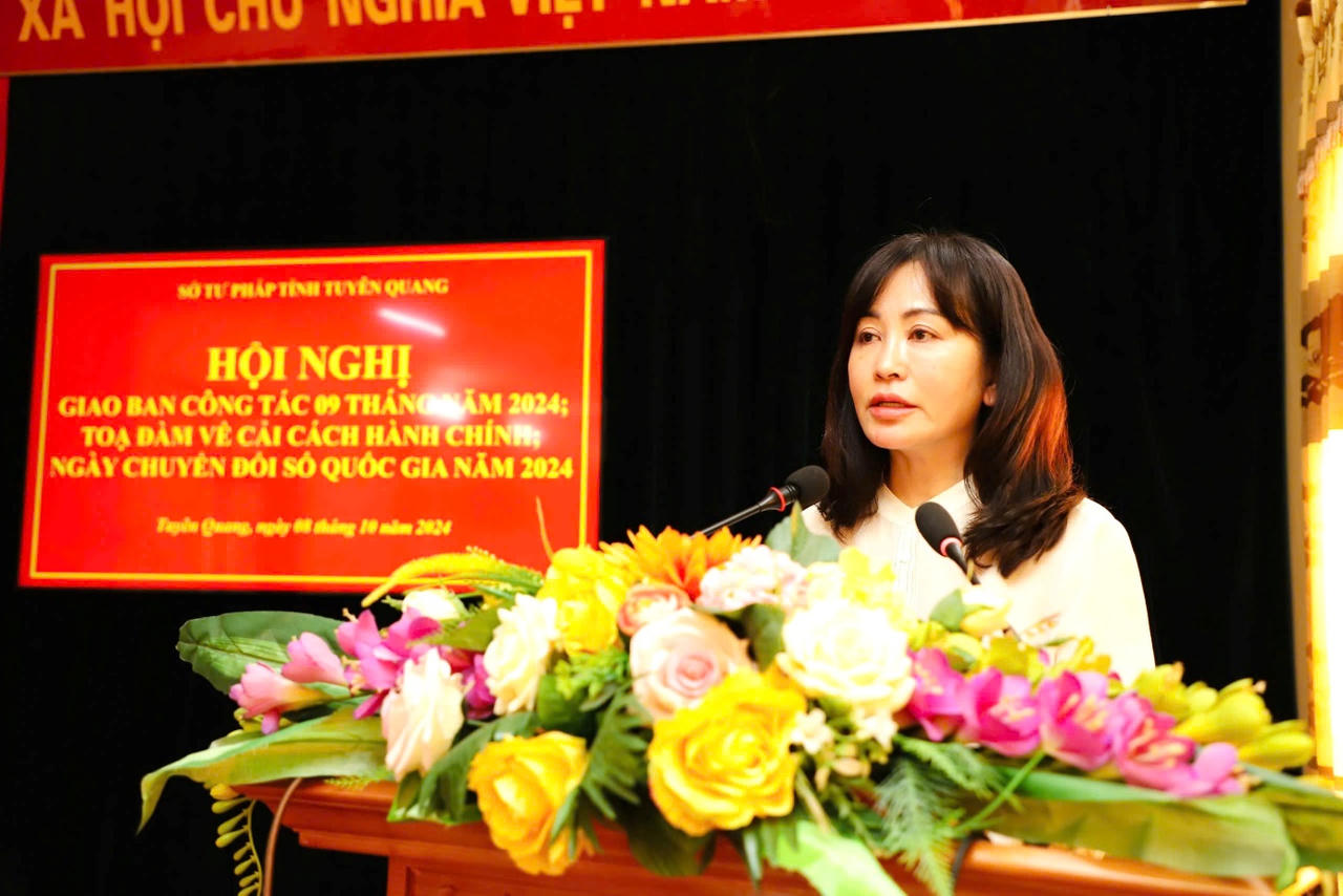 Sở Tư pháp Tuyên Quang tổ chức tọa đàm về cải cách hành chính 