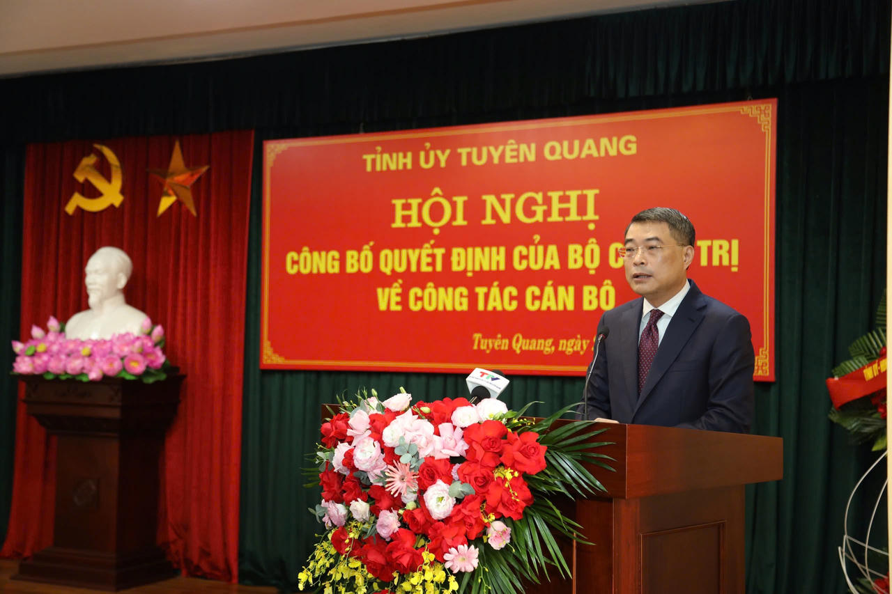 Bà Hà Thị Nga được điều động, chỉ định giữ chức Bí thư Tỉnh ủy Tuyên Quang 