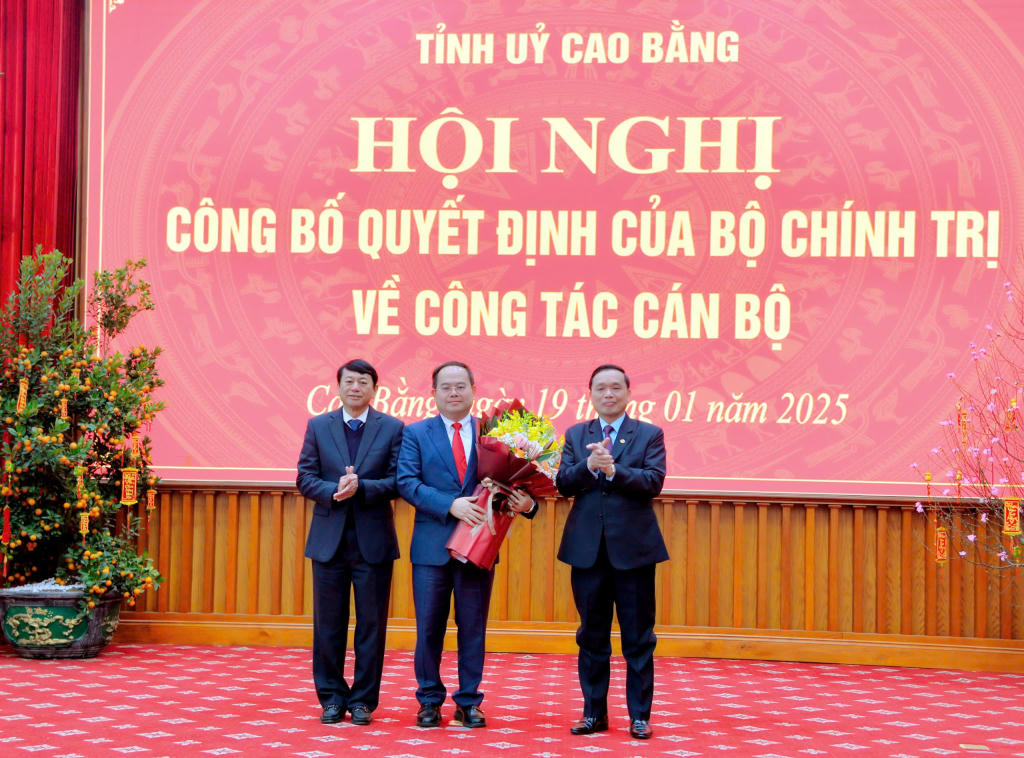 Ông Quản Minh Cường giữ chức Bí thư Tỉnh ủy Cao Bằng 