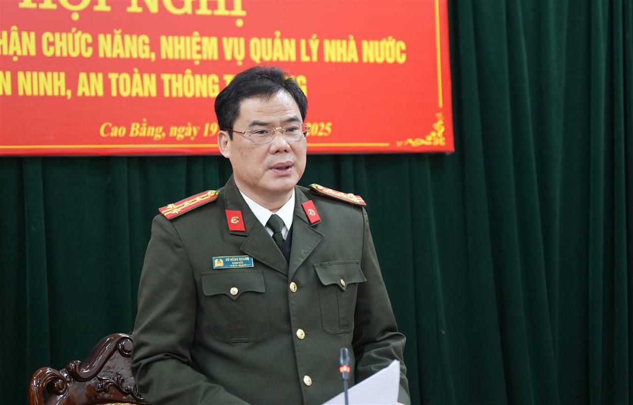 Công an Cao Bằng chính thức tiếp nhận nhiệm vụ quản lý nhà nước về an toàn, an ninh thông tin mạng 