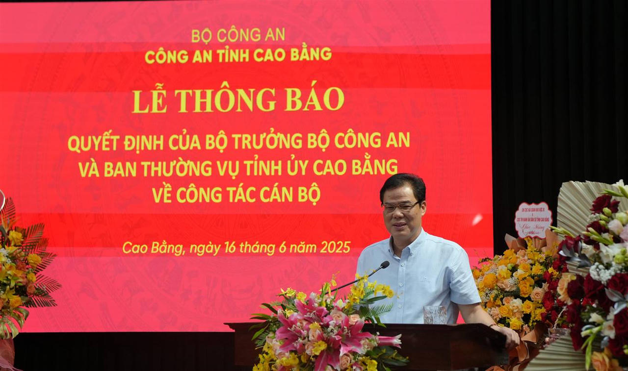 Cao Bằng có tân giám đốc Công an tỉnh 
