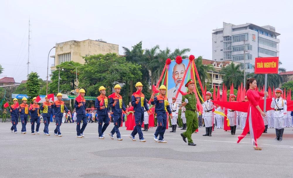 Thái Nguyên đạt giải Nhất Hội thi nghiệp vụ chữa cháy và cứu nạn, cứu hộ Khu vực 1