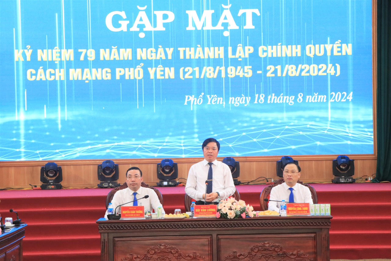 Phổ Yên: Kỷ niệm 79 năm Ngày thành lập chính quyền cách mạng