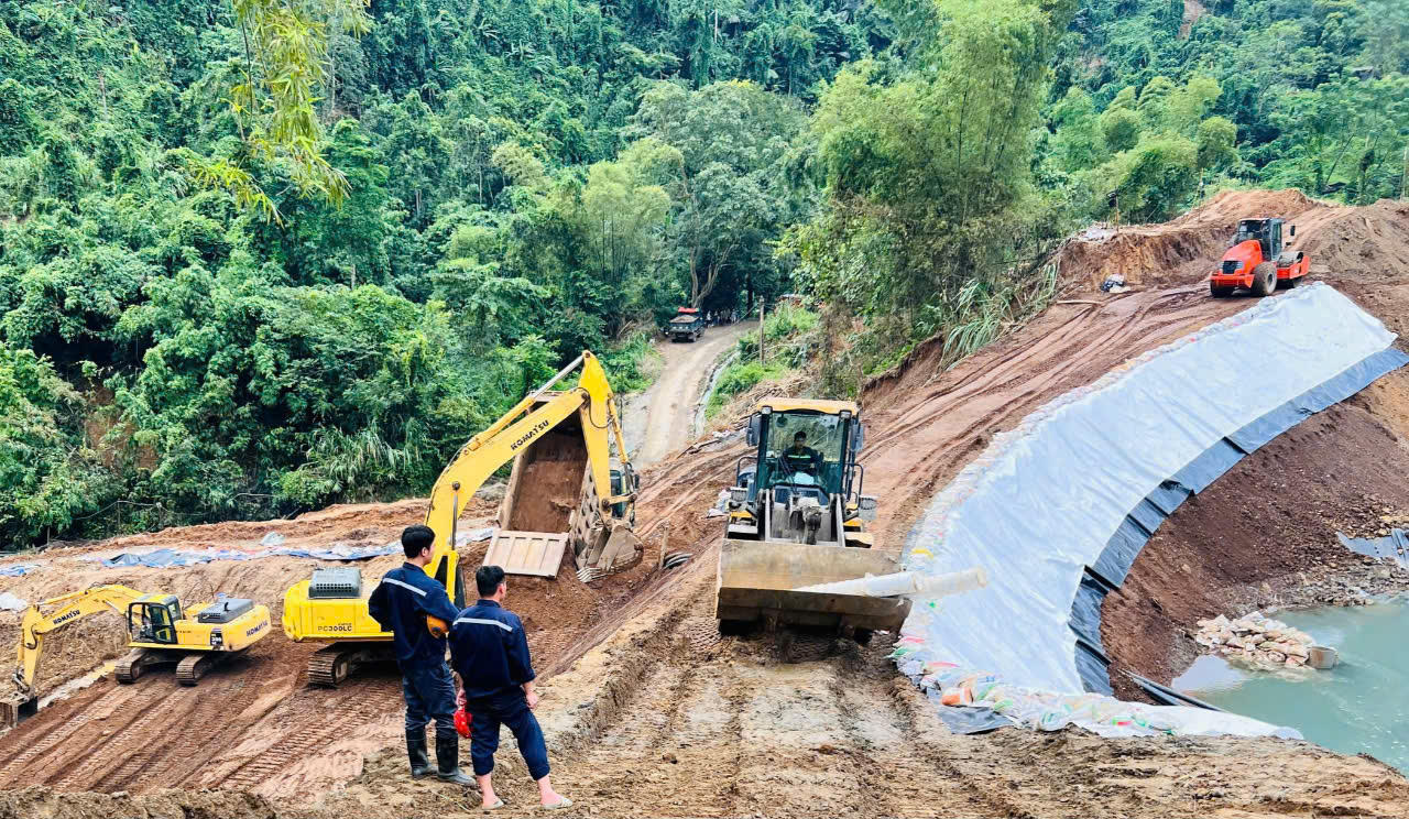 Chi nhánh Kim loại màu Bắc Kạn (TMC) cơ bản khắc phục sự cố sạt lở đập bùn thải