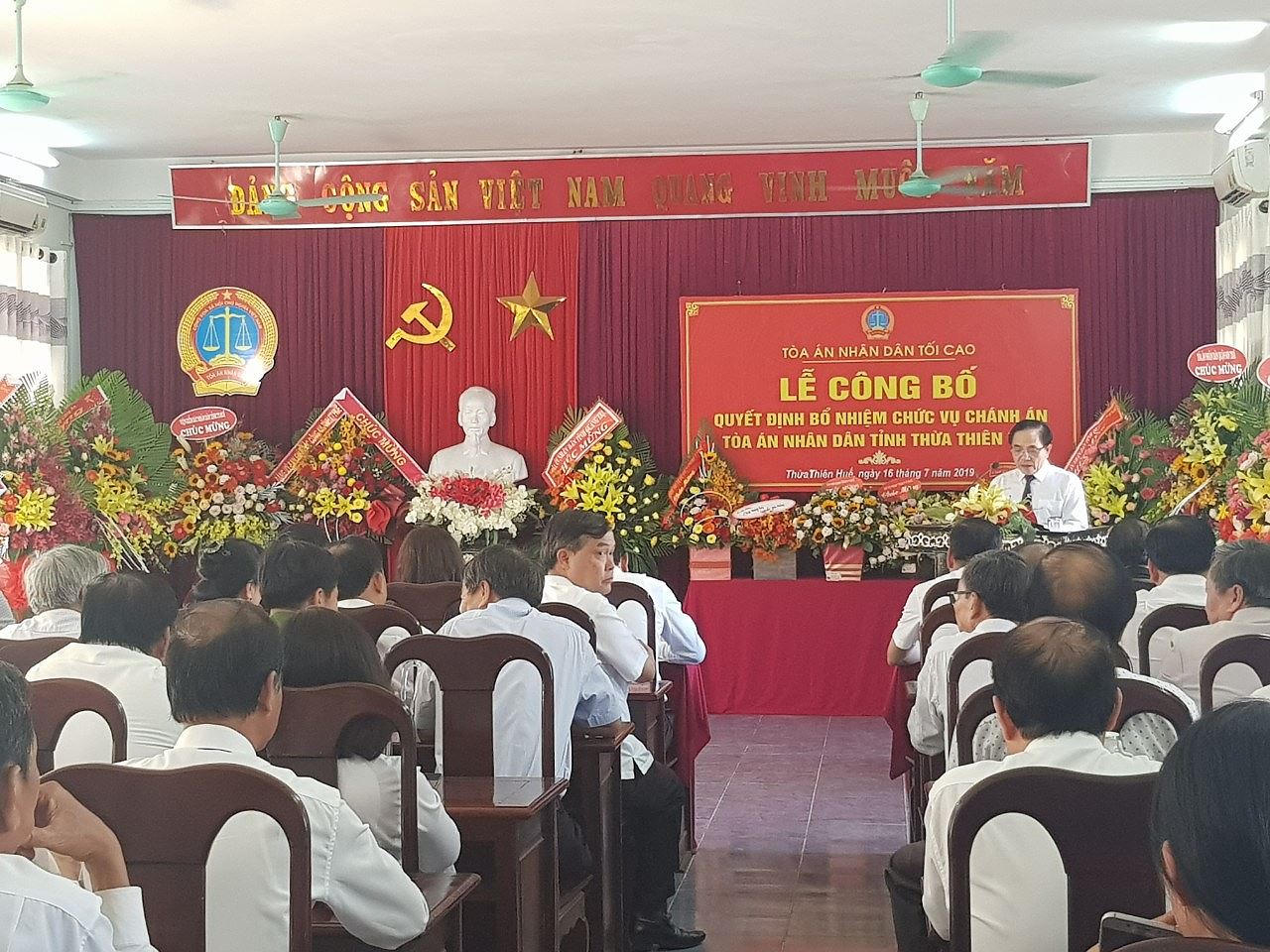 Thừa Thiên Huế có Chánh án Tòa án nhân dân mới