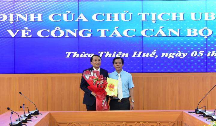 Thừa Thiên Huế bổ nhiệm nhiều lãnh đạo cấp Sở