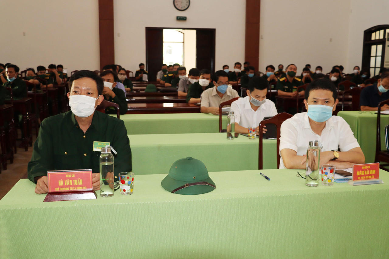 Khai mạc diễn tập khu vực phòng thủ thị xã Hương Trà, tỉnh Thừa Thiên Huế năm 2021